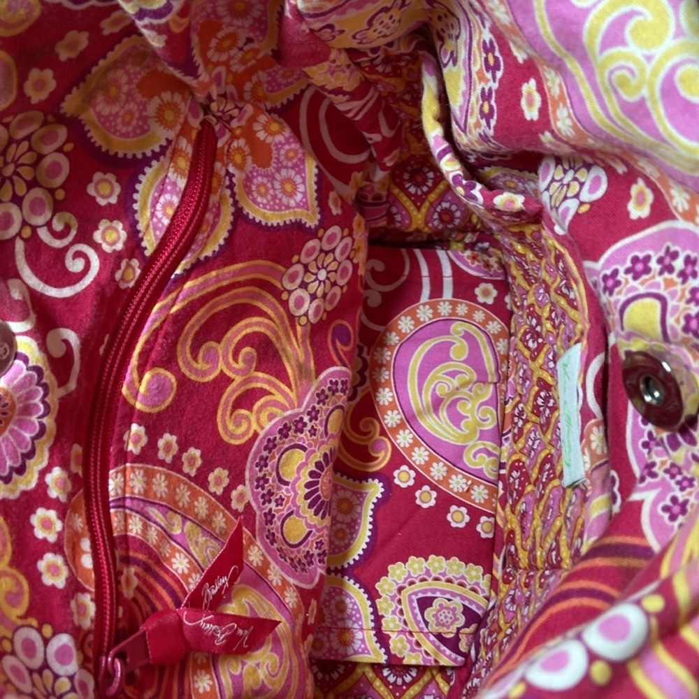 Vera Bradley Retired Raspberry Fizz Print Purse H… - image 4